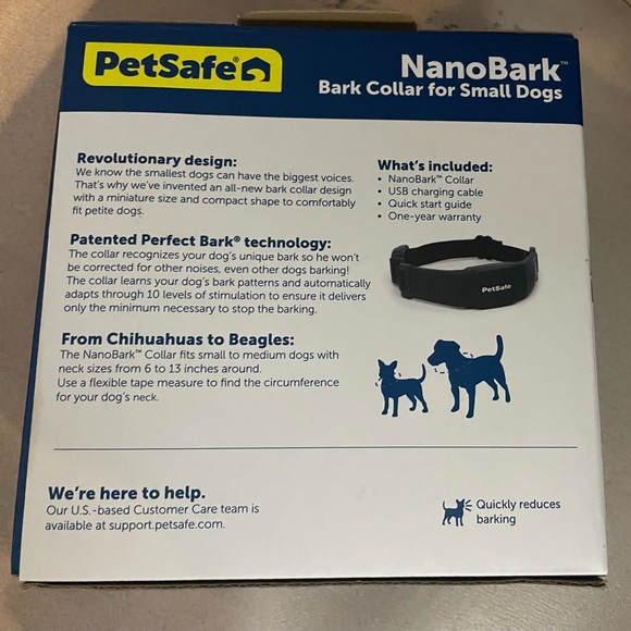 PetSafe NanoBark Collar Bark Collar for Small Dogs New Sealed - Picture 2 of 2